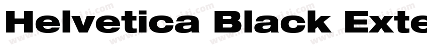 Helvetica Black Extended字体转换